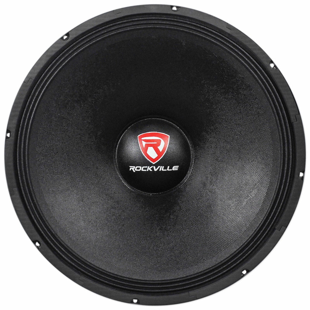 Rockville RVW1800P4 1800 Watt 18 Mid-Bass Driver Car Audio Speaker Mid-Range