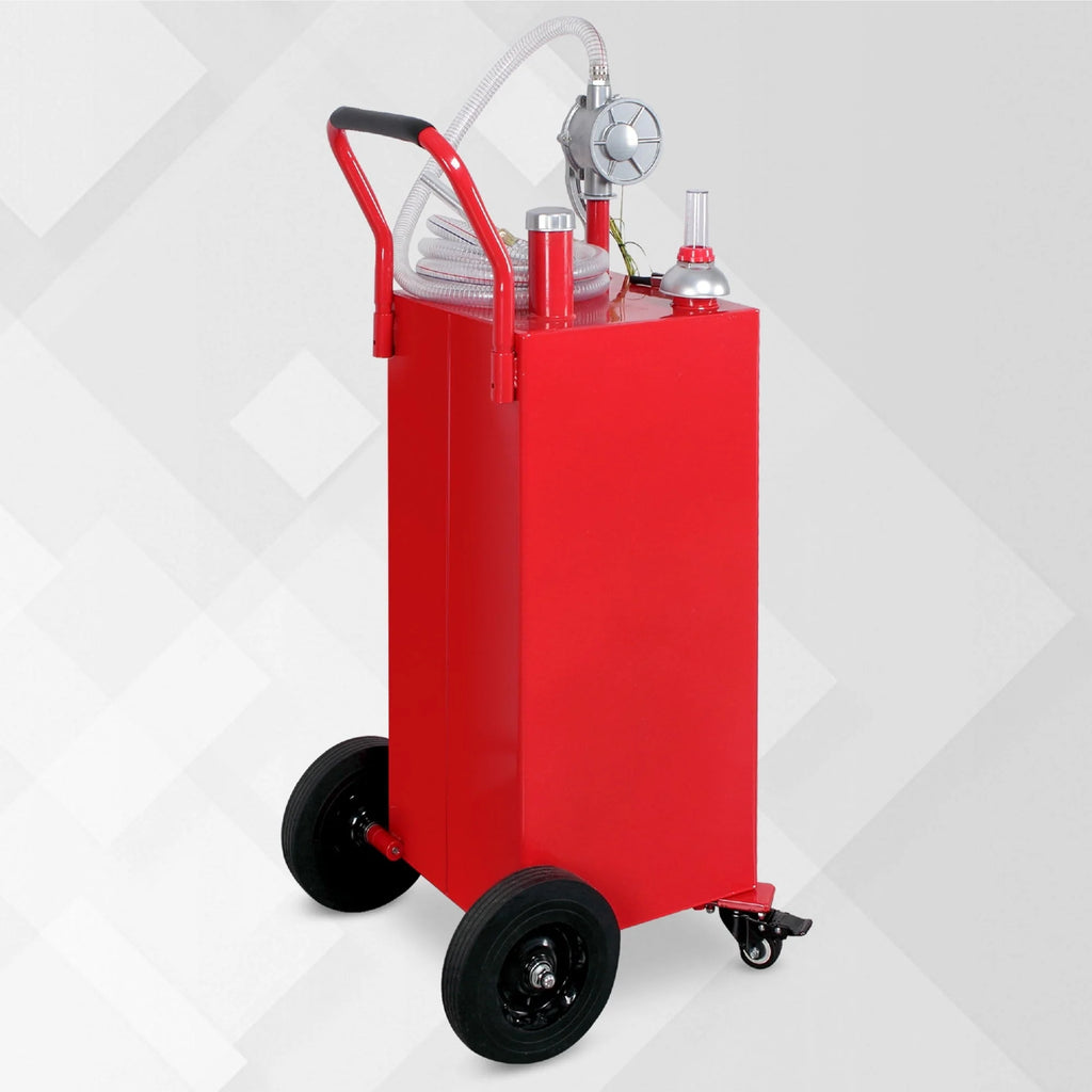 Arksen Portable 35-Gallon Gas Caddy Fuel Tank Storage Transfer Gasoline