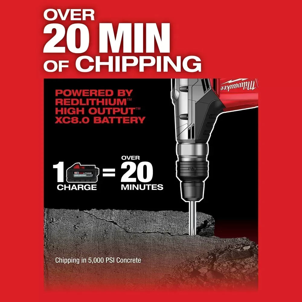Milwaukee 2717-80 M18 FUEL 18V 1-9/16 SDS-Max Rotary Hammer - Bare Tool - Recon
