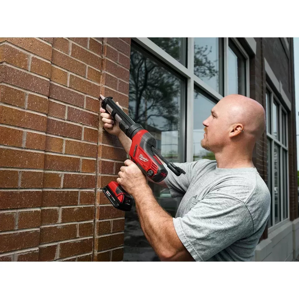 Milwaukee 2641-80 M18 18V 10-Ounce Caulk and Adhesive Gun - Bare Tool - Recon