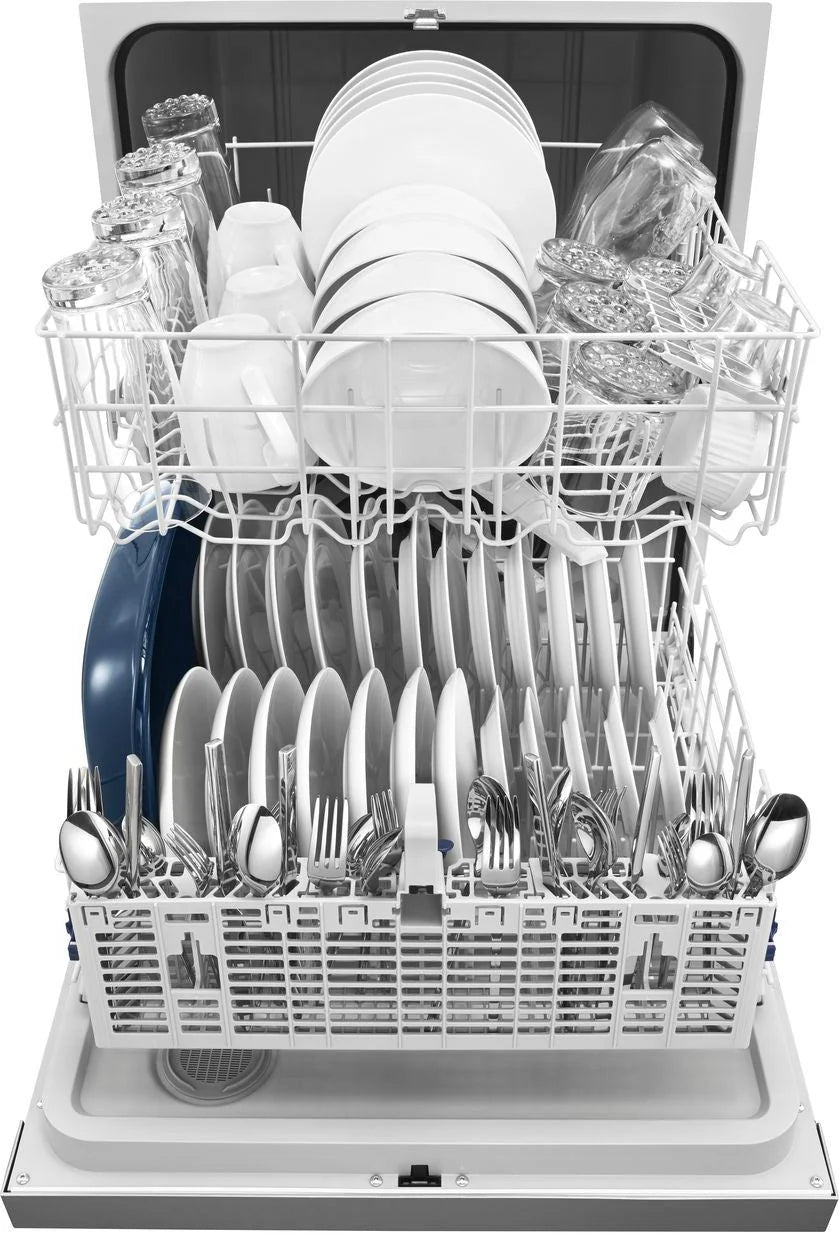 Whirlpool - 24 Tall Tub Built-In Dishwasher - White