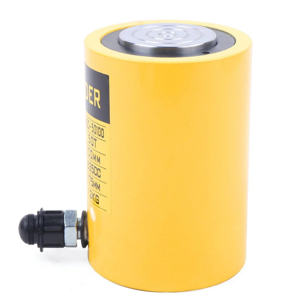 50-Ton 4Stroke Hydraulic Cylinder Jack Single Acting Lifting Ram 635CC Cylinder