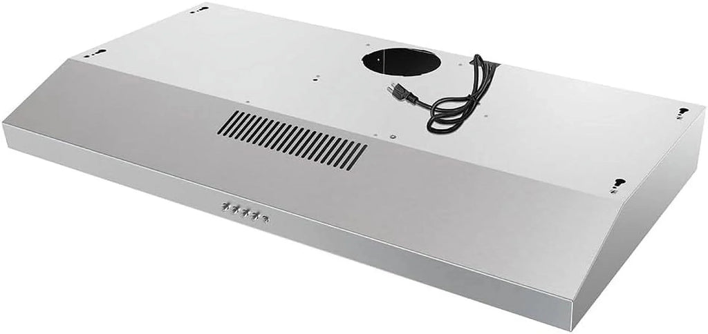 Streamline 36 in. Longhena Convertible Undermount Range Hood in Brushed Stainless Steel with Mesh Filters, Push Button Control, LED Light