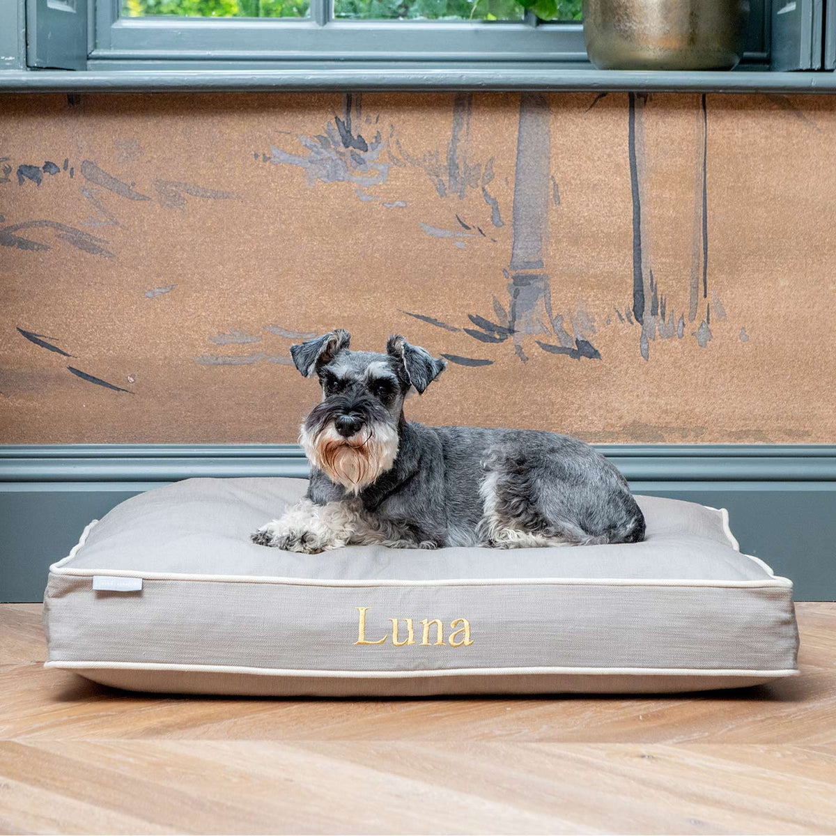 Dog Cushion in Savanna Stone