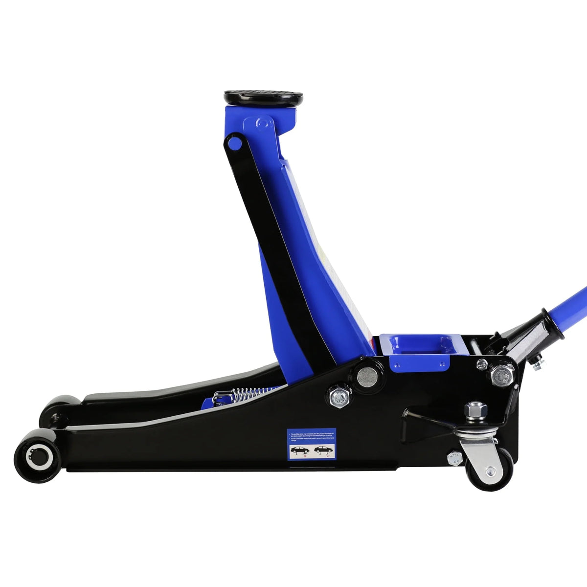 DSstyles 3 Ton Hydraulic Floor Jack Dual Pump 6600 Lb Capacity Lifting Range 3.3-18.5 Low Profile Service Jack for Quickly Car Lift