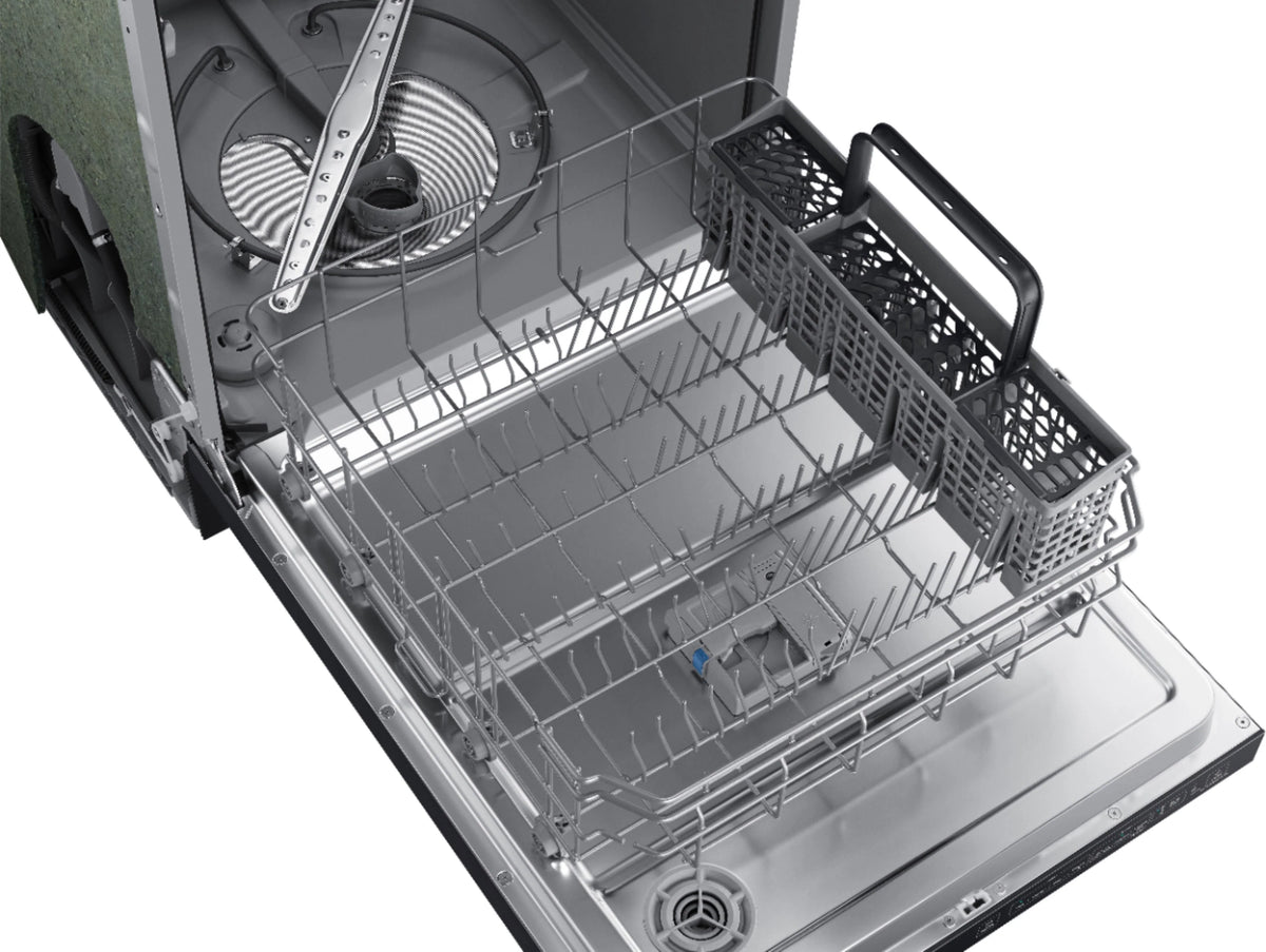 Samsung - 24 Top Control Built-In Dishwasher - Black stainless steel