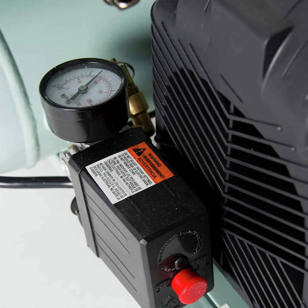 Hitachi 4 Gallon Portable Twin Stack Air Compressor