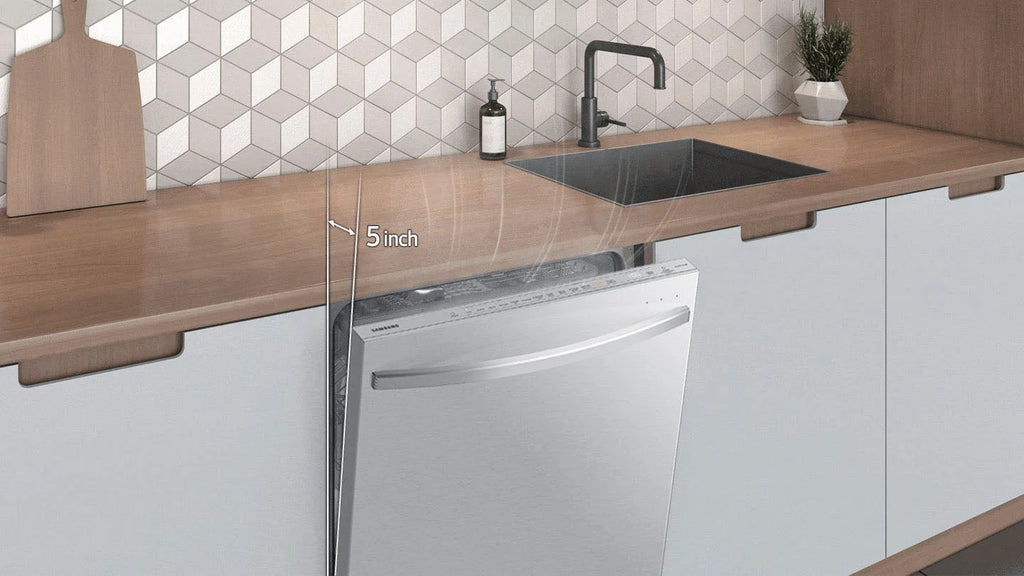 Samsung - Smart 42dBA Dishwasher with StormWash+ and Smart Dry - Stainless steel