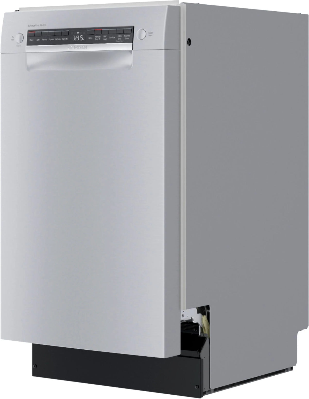 Bosch - 800 Series 18 Front Control Smart Built-In Stainless Steel Tub Dishwasher with 3rd Rack, 44 dBA - Stainless steel