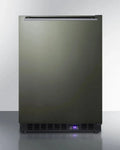 24 Wide Built-In All-Freezer, Black Stainless Steel