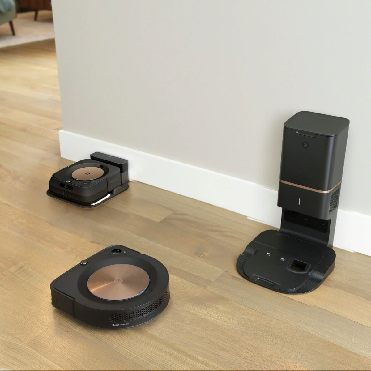 iRobot Roomba s9+ (9550) Robot Vacuum & Braava jet m6 (6112) Robot Mop bundle - Black