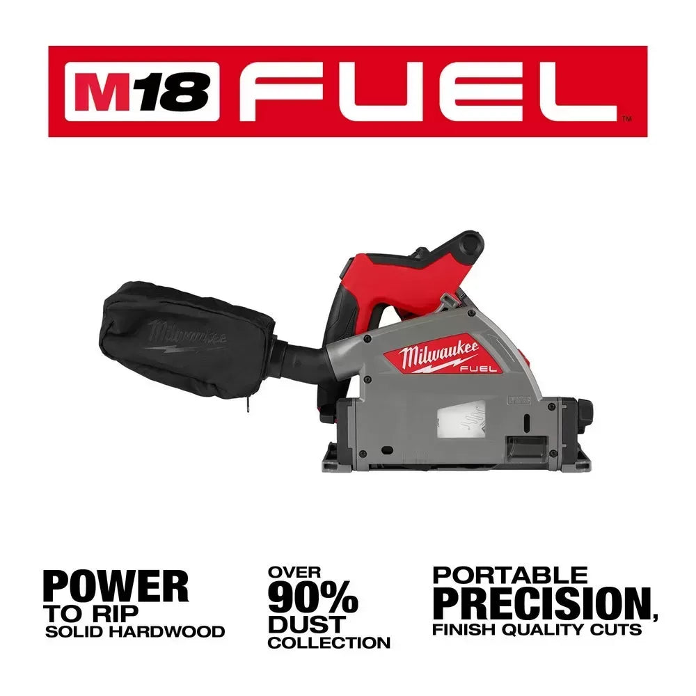 Milwaukee 2831-21 M18 FUEL 18V 6-1/2 Cordless Li-Ion Plunge Track Saw Kit
