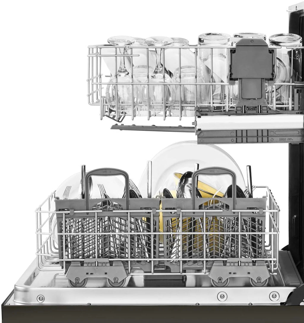 Whirlpool - 24 Built-In Dishwasher - Black stainless steel