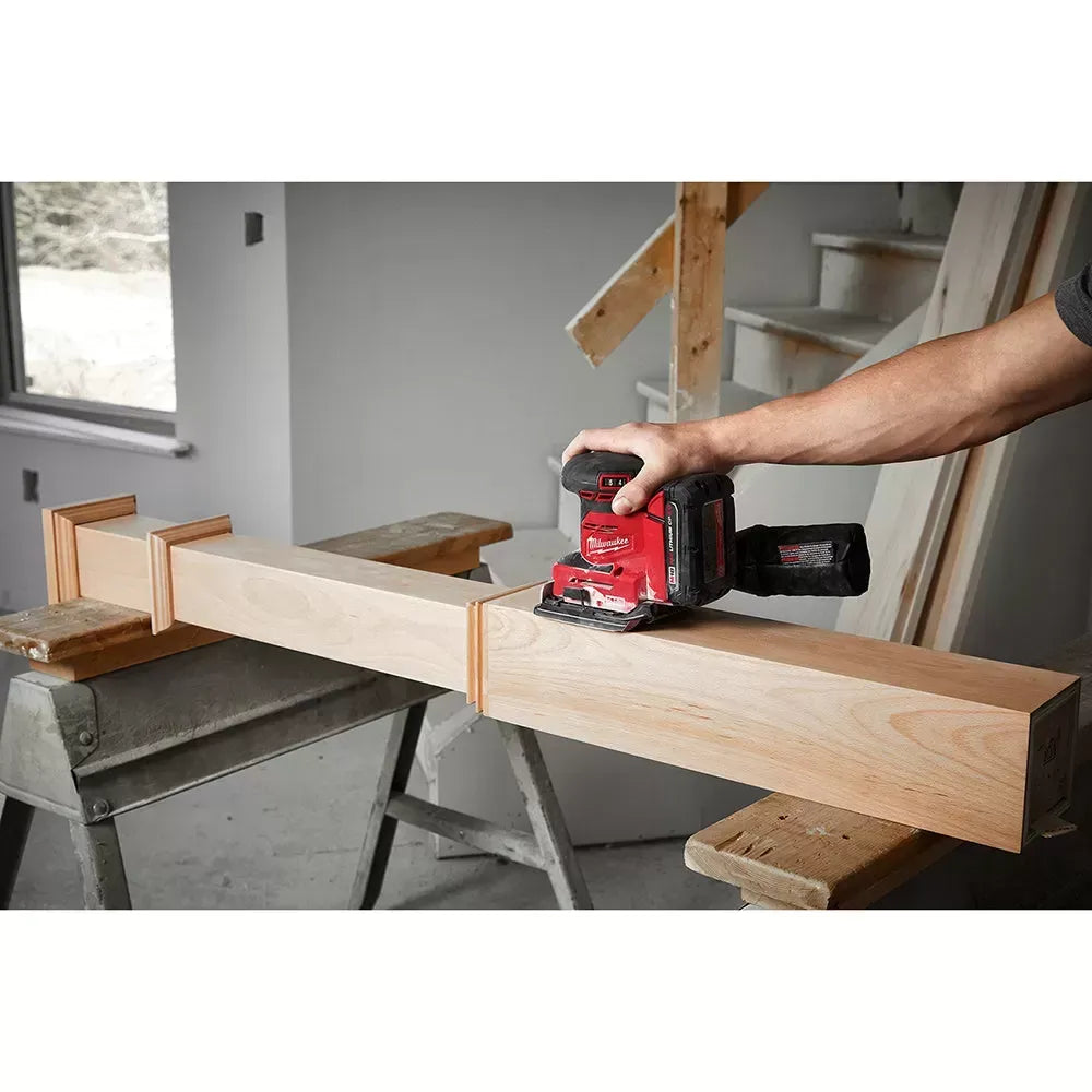 Milwaukee 2649-20 M18 18V 1/4 Cordless Orbital Sheet Sander - Bare Tool