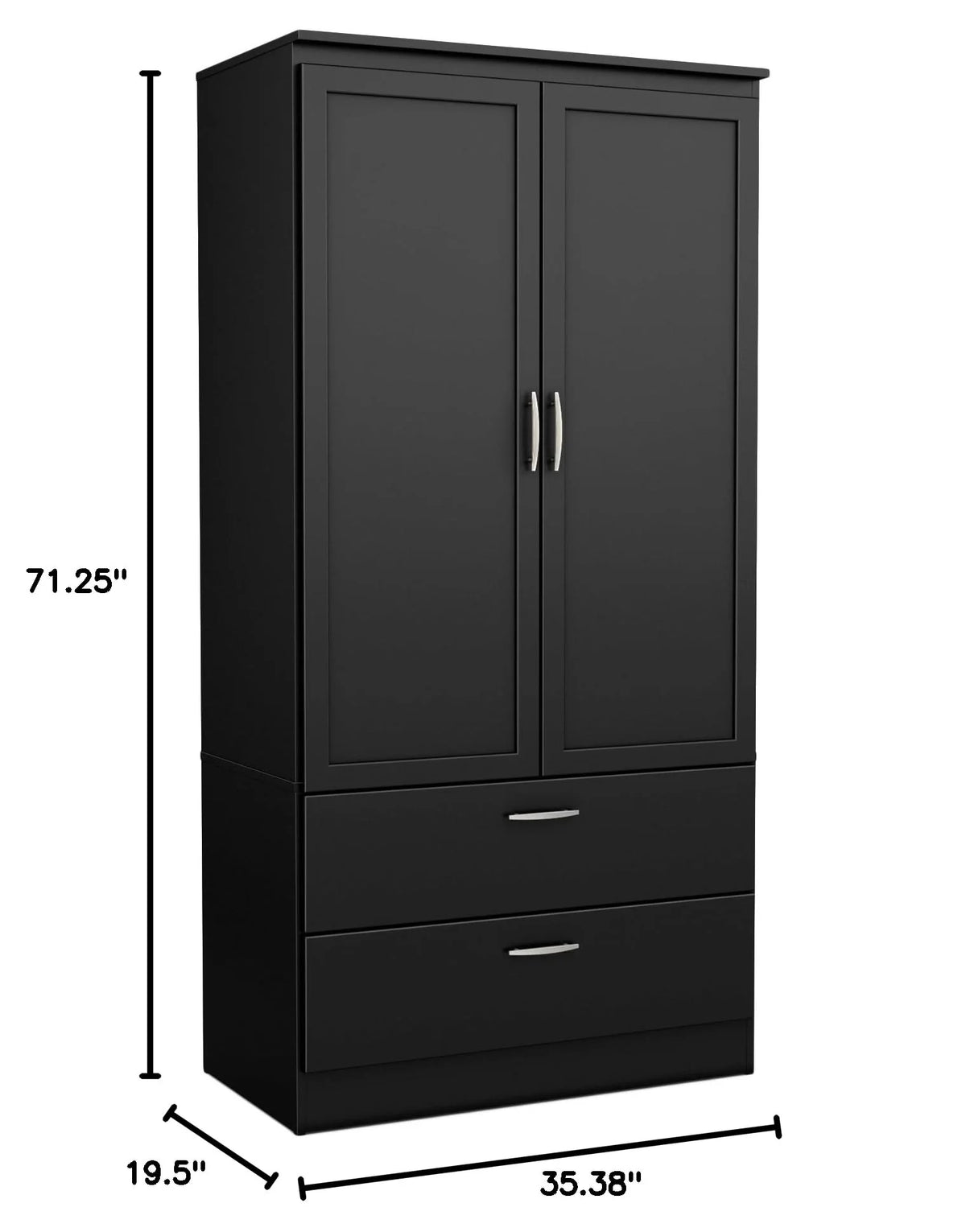 South Shore 5370038 Wardrobe Adjustable