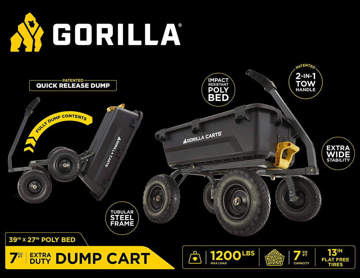 Gorilla Carts Heavy Duty No Flat Tires