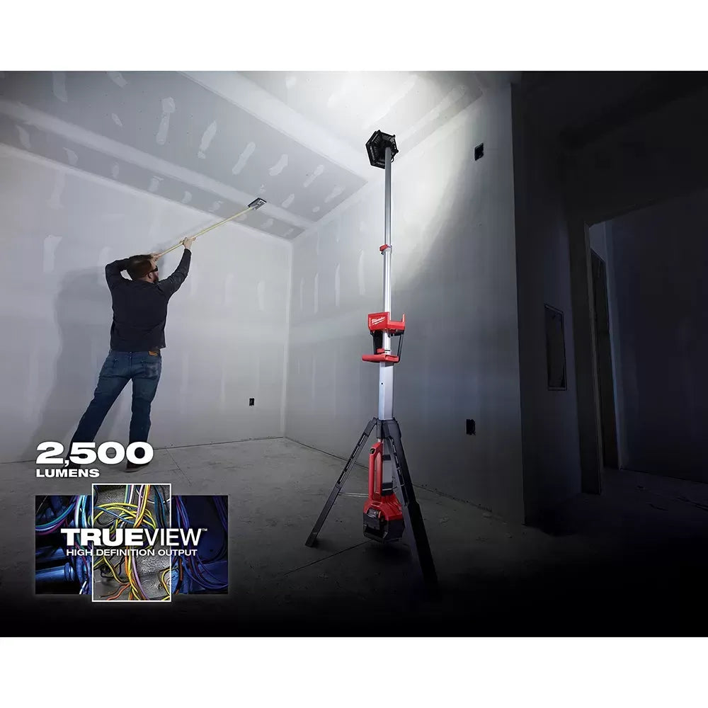 Milwaukee 2131-20 M18 18V Li-Ion ROCKET Dual Power Tower Light - Bare Tool