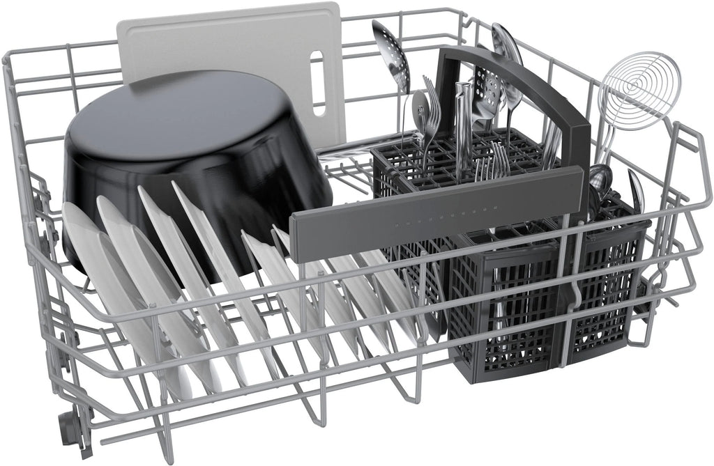Bosch - 800 Series 24 Top Control Smart Built-In Dishwasher with 3rd Rack and 42 dBA - Silver