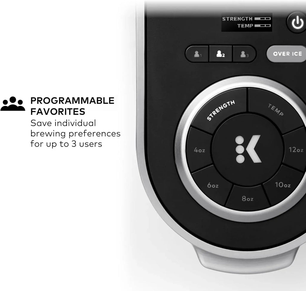 Keurig K-Supreme Plus Single Serve K-Cup Pod Coffee Maker, MultiStream Technology, Customizable Strength and Temperature Settings, Programmable, 78oz Removable Reservoir, Stainless Steel