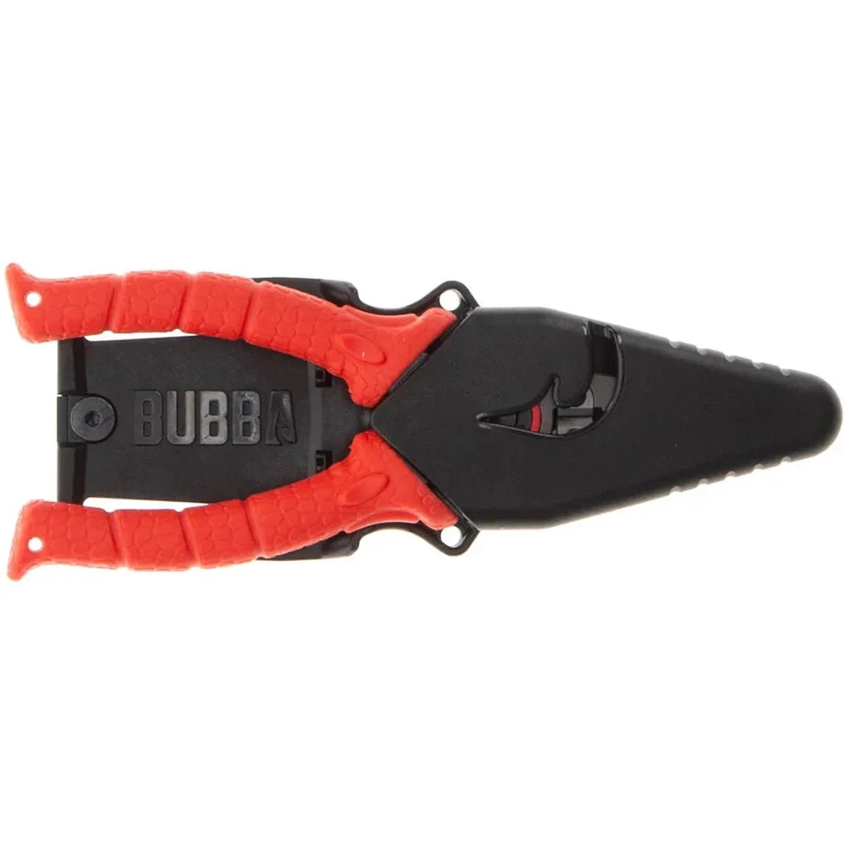 BUBBA 8.5 Stainless Steel Pliers with Non-Slip Handle， Spring Loaded with Crimping Tools and Anvil Cutters Lanyard Hole and Sheath