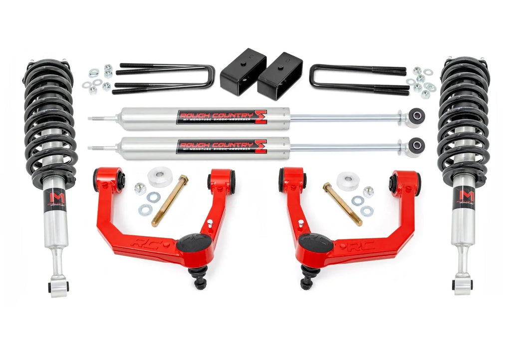 Rough Country 3.5 Bolt-On Lift Kit w/M1 Struts for 2005-2023 Tacoma - 74240RED