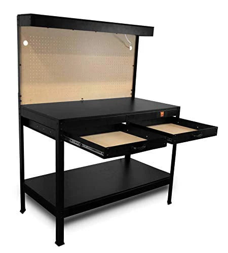 WEN 48-Inch Workbench with Power Outlets and Light