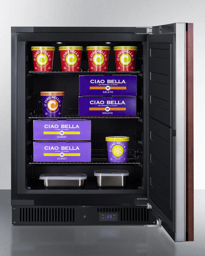 24 Wide Built-In All-Freezer, ADA Compliant (Panel Not Included)