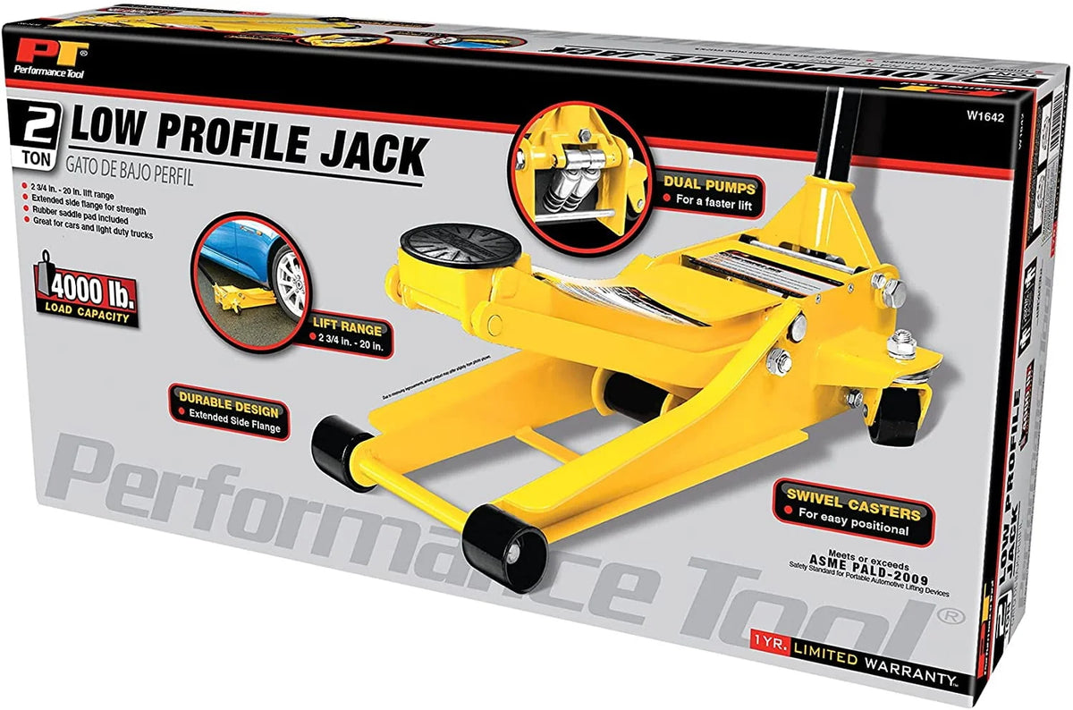 Performance Tool W1642 2 Ton Low Profile Jack
