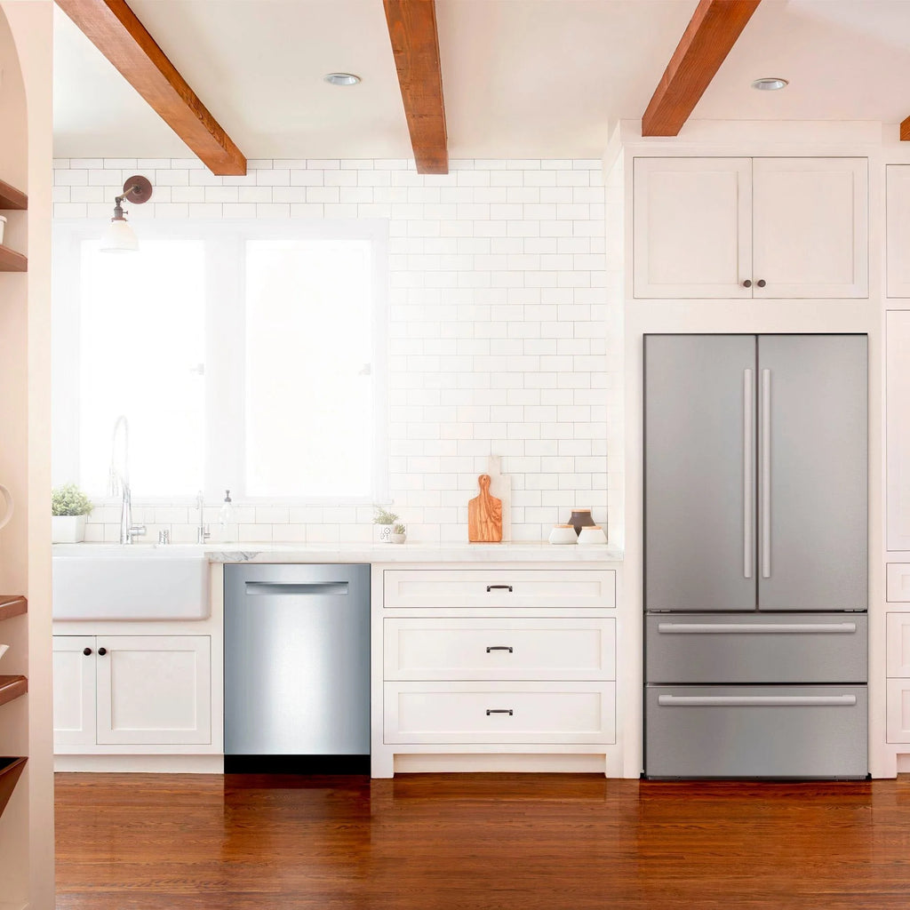 Bosch - 500 Series 24 Top Control Built-In Dishwasher with AutoAir, Stainless Steel Tub, 3rd Rack, 44 dBa - Stainless steel