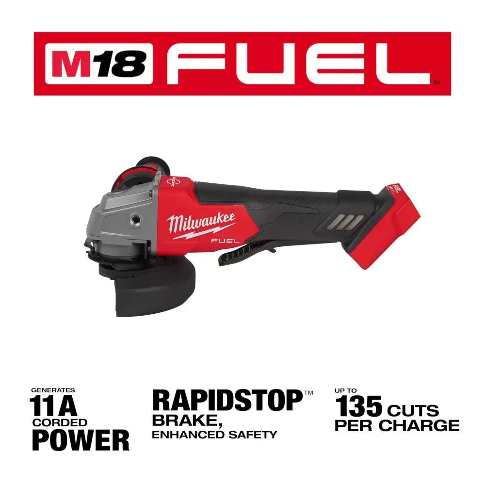 Milwaukee Pre-Sale 2912-20 M18 FUEL 18V 1 SDS Plus Rotary Hammer w/ 4-1/2 / 5 Grinder