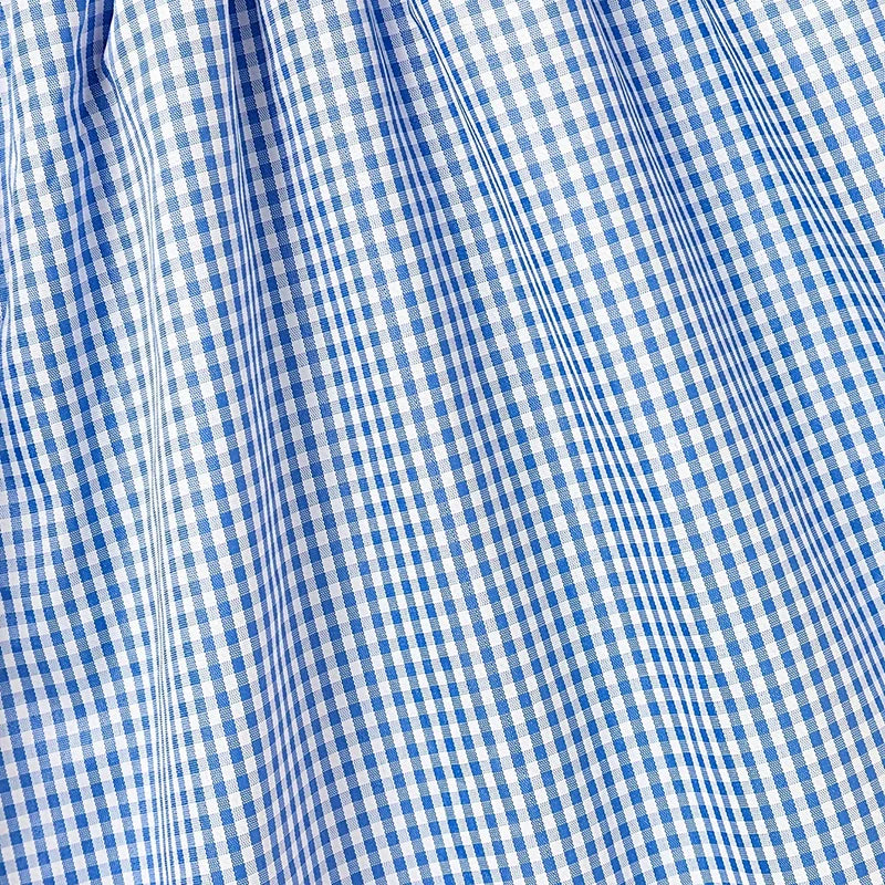 Baby Girls 4th Of July Dress Gingham American Flag White Blue Color Block Independence Day Dresses