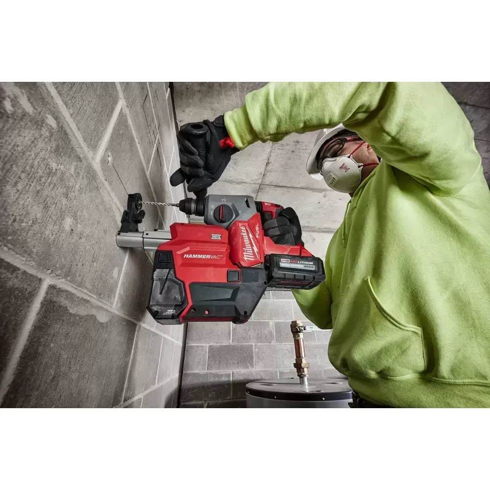Milwaukee 2912-DE M18 FUEL HAMMERVAC 1 Dedicated Dust Extractor - Bare Tool
