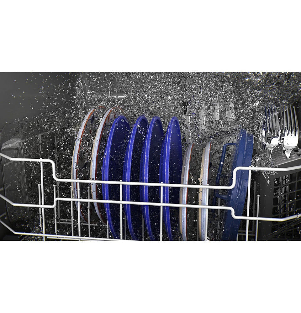 GE - Top Control Built-In Dishwasher with 3rd Rack, Dry Boost, 50 dBa - White