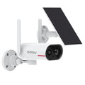 DEKCO WiFi Rotating Outdoor Solar Powered Home Security Camera with Night Vision