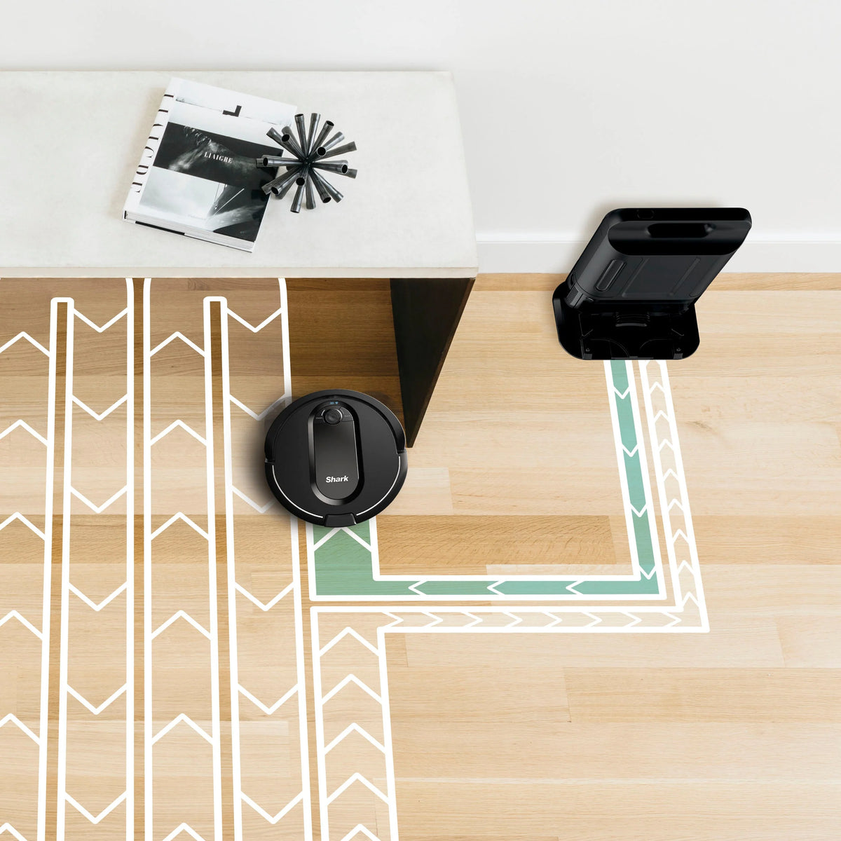 Shark - IQ Robot Self-Empty XL UR1005AE, Robot Vacuum, IQ Navigation, Wi‐Fi - Black