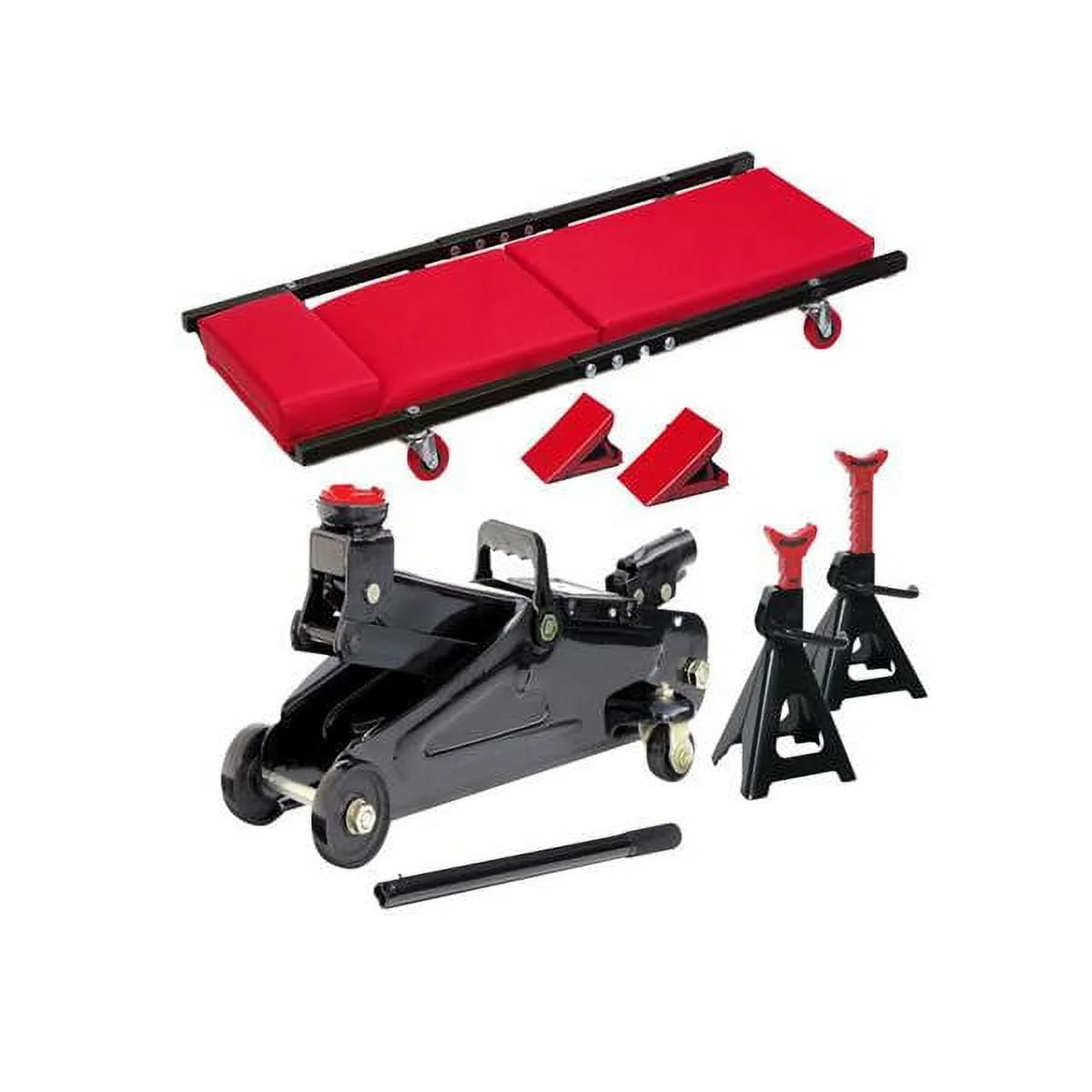 Larin Floor Jack, Jack Stand & Creeper 6-Piece Kit
