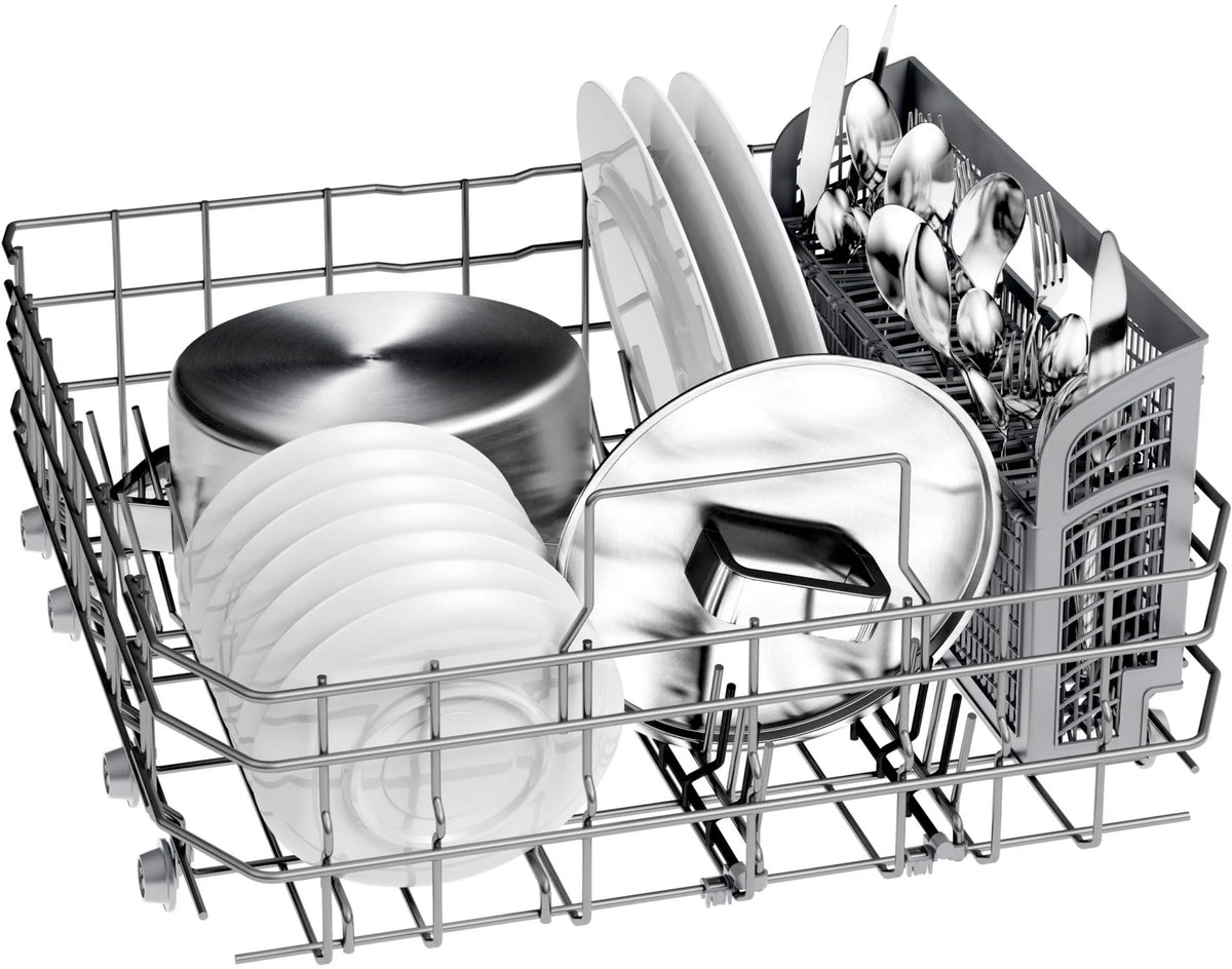 Bosch - 500 Series 24 Top Control Built-In Dishwasher with AutoAir, Stainless Steel Tub, 3rd Rack, 44 dBa - Stainless steel