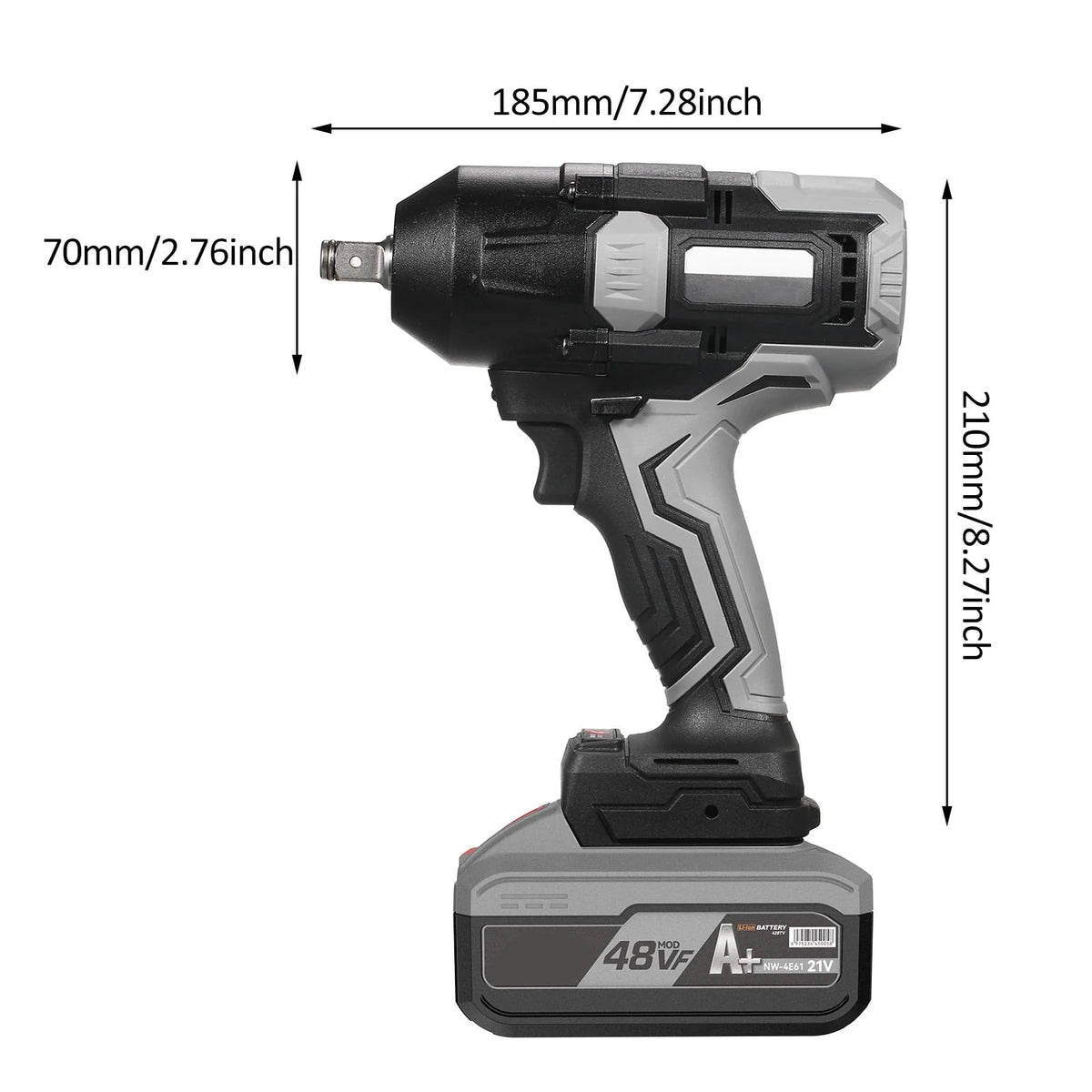 Dadypet Electromotion spanner,Wrench Wrench 48VF Lithium Battery 1080NM Torque Power Battery Wrench 1080NM Battery Powered Wireless 1080 N.M Torque Powered Wireless Wrench N.M Torque Wrench HUIOP