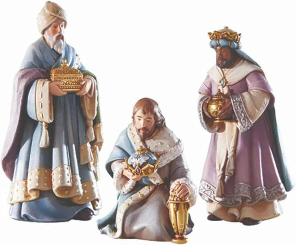 Avalon Gallery Nativity Sets for Christmas - Indoor Bethlehem Nights Nativity Scene, 12-Piece, Full Set with Stable