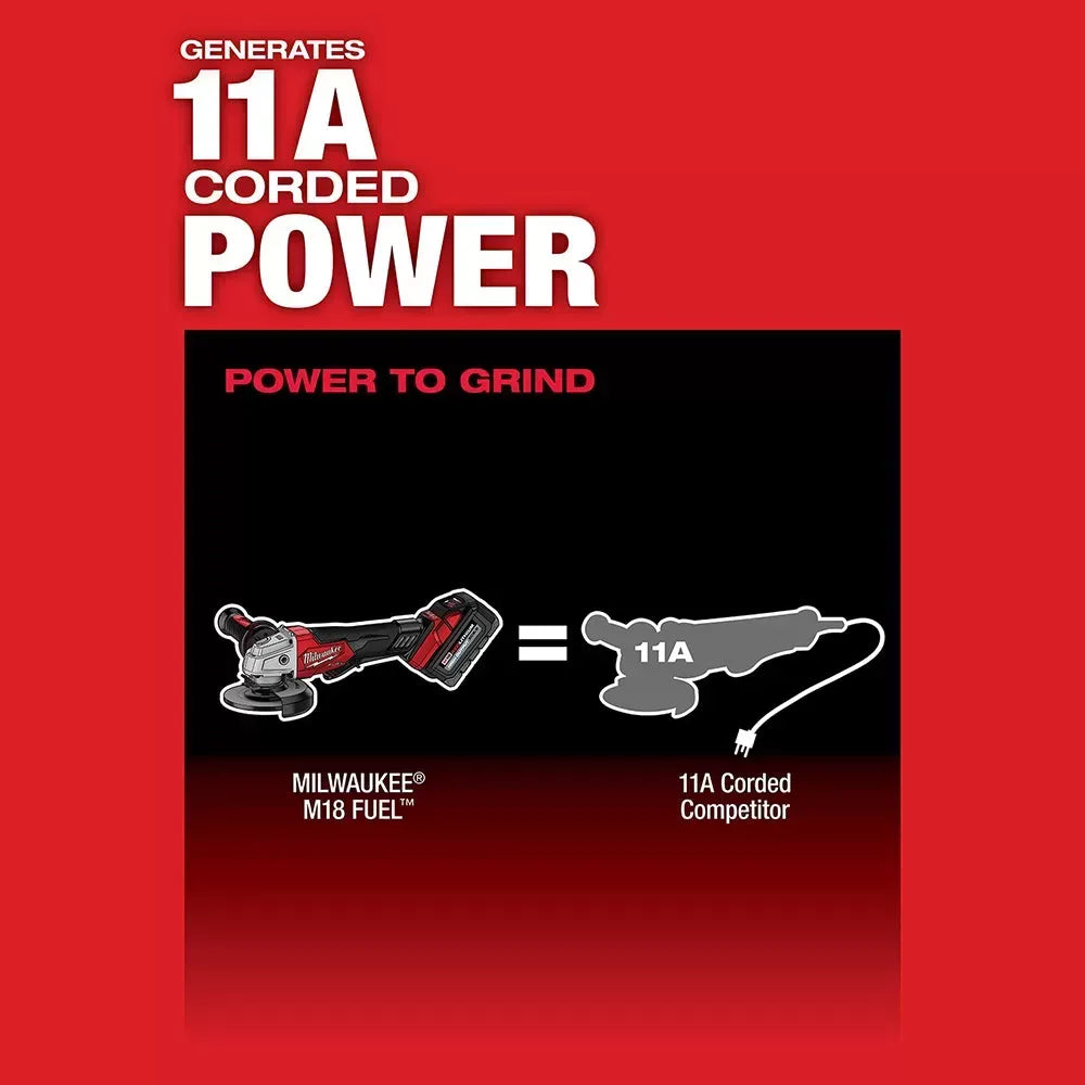 Milwaukee Pre-Sale 2880-20 M18 FUEL 4-1/2 / 5 Grinder Paddle Switch No-Lock - Bare Tool