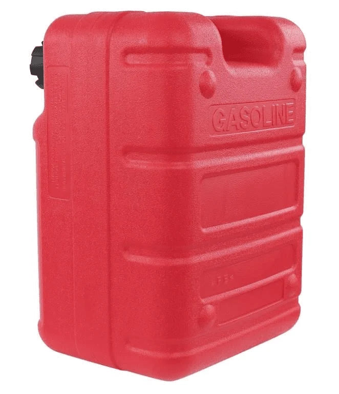 Vinso Boat Gas Tank Kit 6 Gallon - Portable Plastic Outboard Marine Boat Fuel Tank with Fill Hose