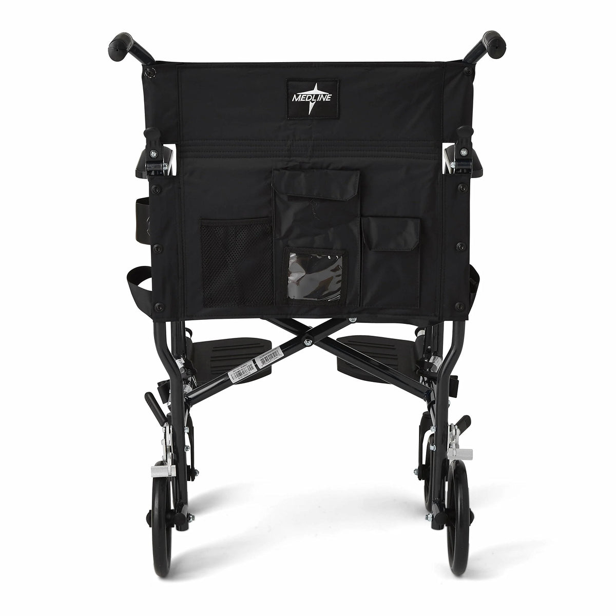 Medline Ultralight Transport Wheelchair Desk Length