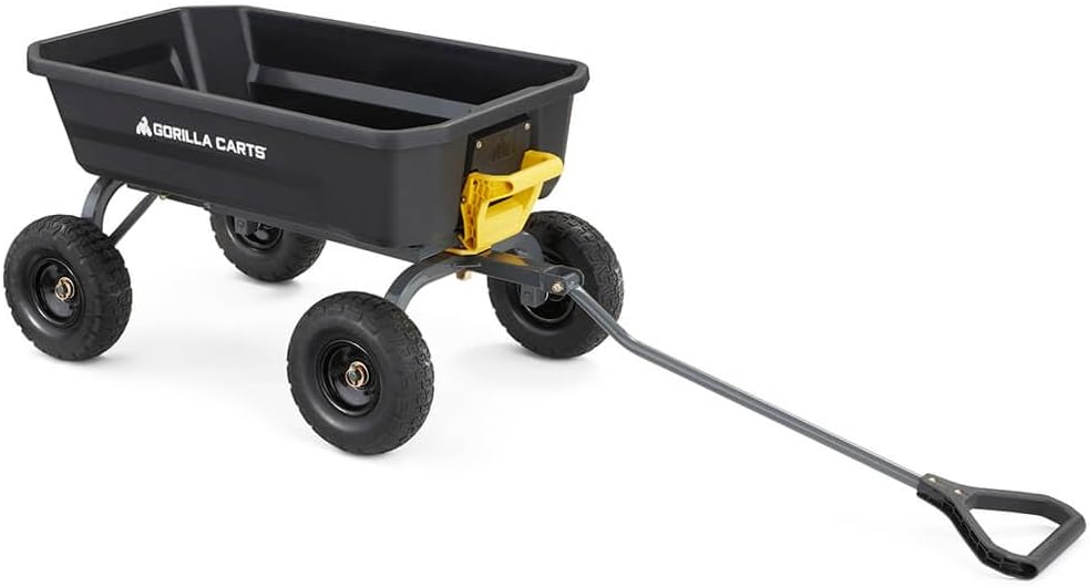 7GCG-NF Heavy-Duty Poly Dump Garden Cart, 7 Cu. Ft., 1,200-Lb. Capacity