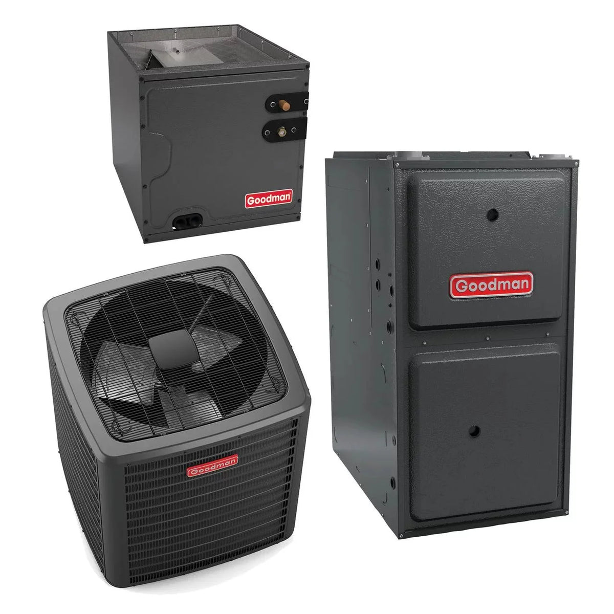 Goodman Classic Series 2.5 Ton 15 SEER2 80,000 Btu 92% Afue Gas System (9-Speed Motor 21 Wide) - GSXB403010 - CAPTA3626C4 - GM9S920804CN