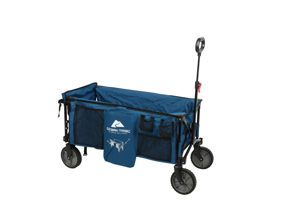 Ozark Trail Quad Folding Camp Wagon with Tailgate�� Blue