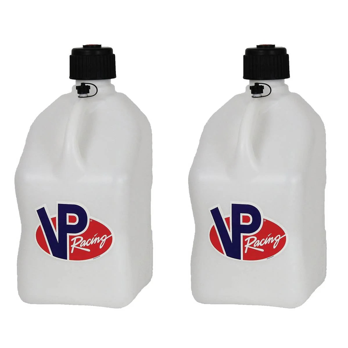 VP Racing Fuels Motorsport 5.5 Gallon Utility Fuel Jugs, White (2 Pack)
