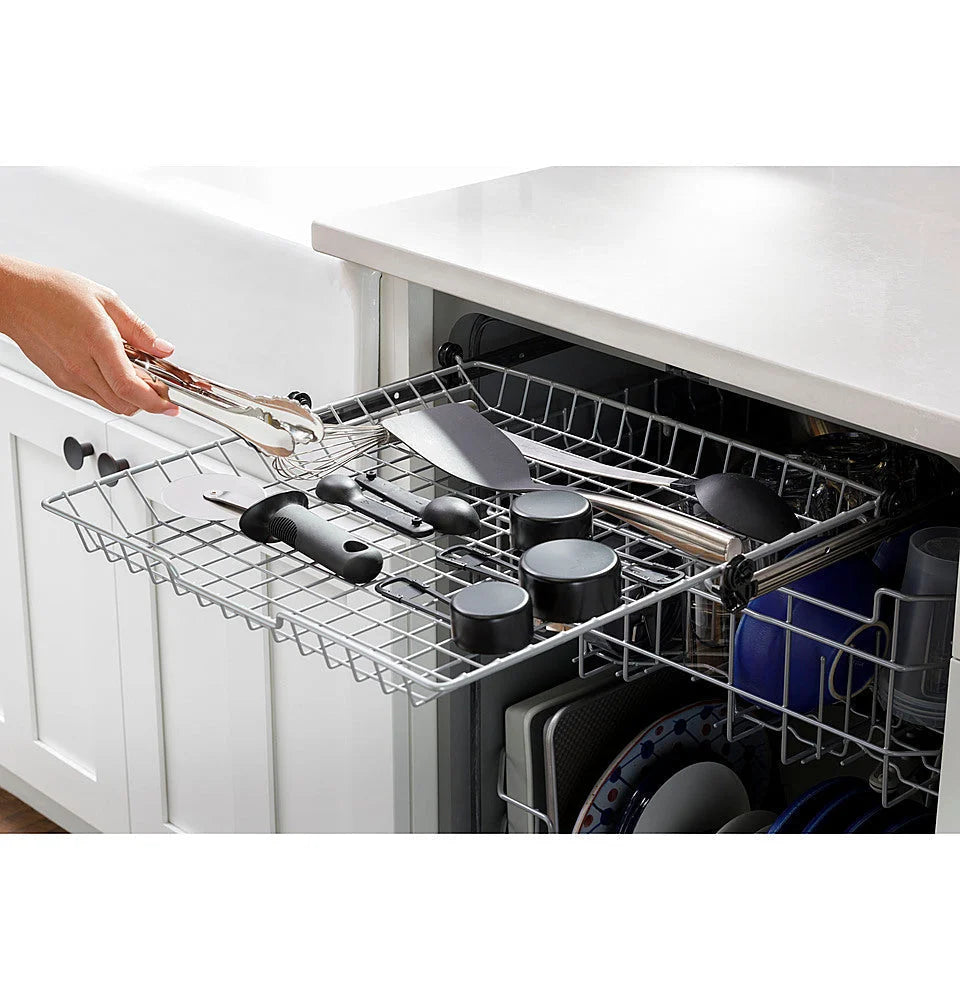 GE - Top Control Built-In Dishwasher with 3rd Rack, Dry Boost, 50 dBa - Slate