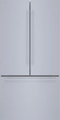 Bosch - 800 Series 21 Cu. Ft. French Door Counter-Depth Smart Refrigerator - Stainless steel