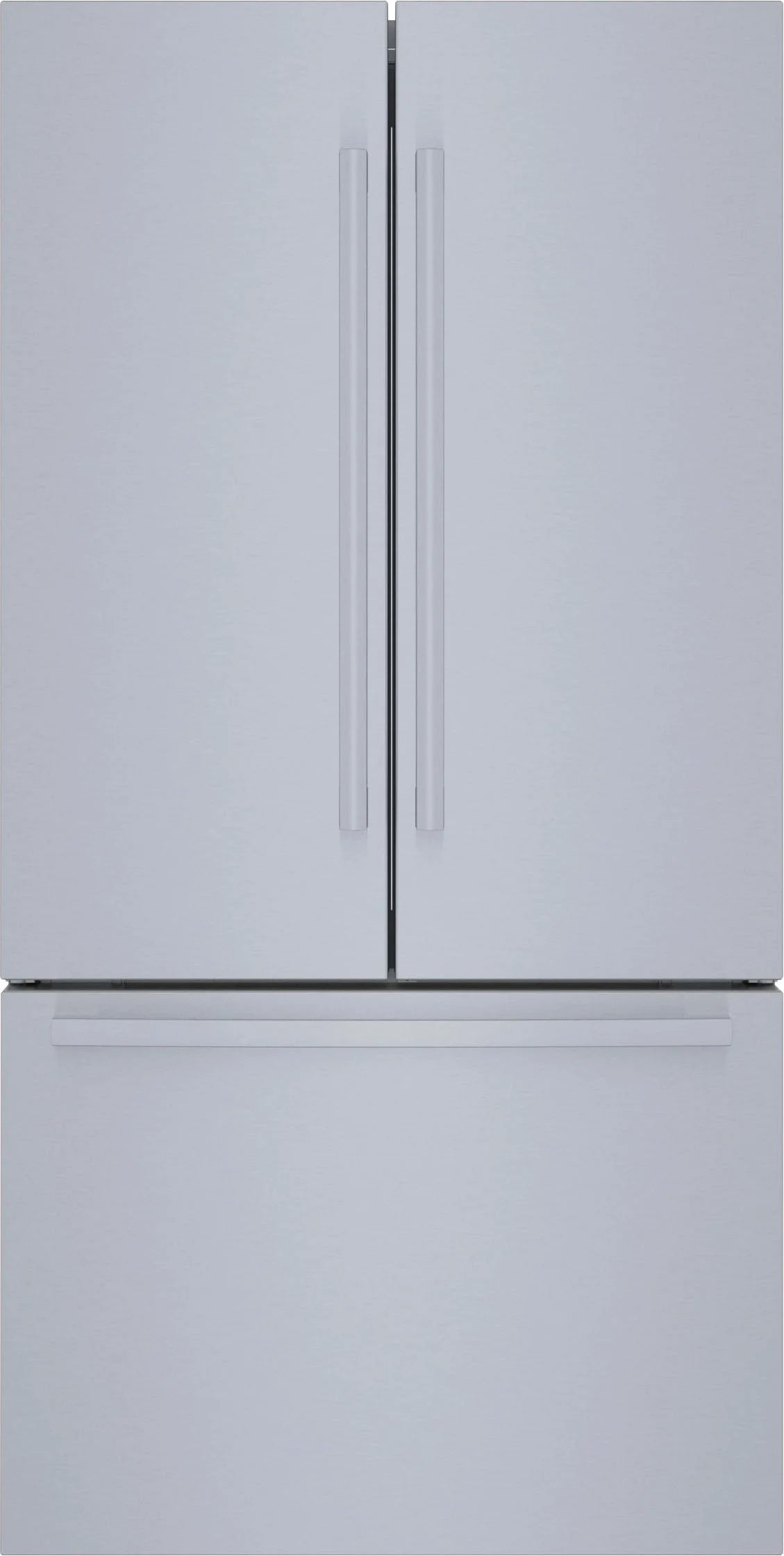 Bosch - 800 Series 21 Cu. Ft. French Door Counter-Depth Smart Refrigerator - Stainless steel