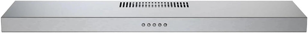 Streamline 36 in. Longhena Convertible Undermount Range Hood in Brushed Stainless Steel with Mesh Filters, Push Button Control, LED Light